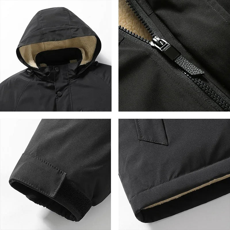 Outdoor Windproof Hooded Cargo Jackets