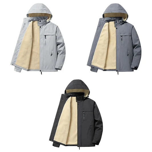 Outdoor Windproof Hooded Cargo Jackets